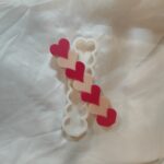 Καλούπι σιλικόνης λαμπάδα καρδιές