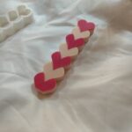 Καλούπι σιλικόνης λαμπάδα καρδιές - Image 2