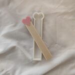 Καλούπι σιλικόνης λαμπάδα καρδιά